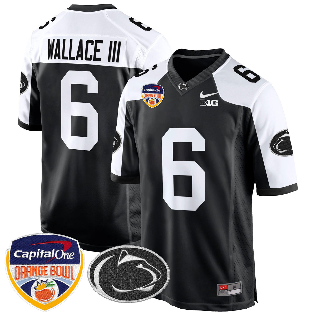 Men's Penn State Nittany Lions Orange Bowl Patch Game Jersey - All Stitched - image 15