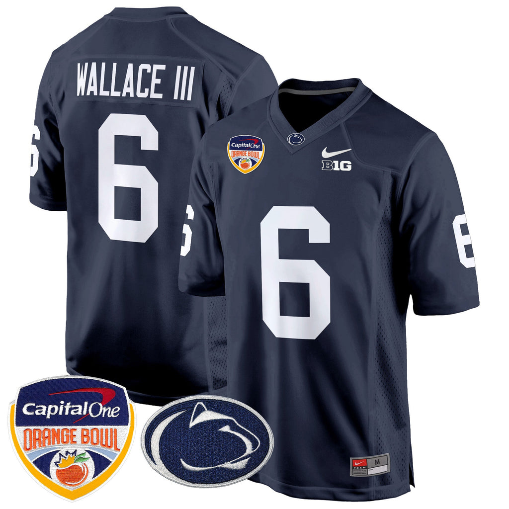 Men's Penn State Nittany Lions Orange Bowl Patch Game Jersey - All Stitched - image 24