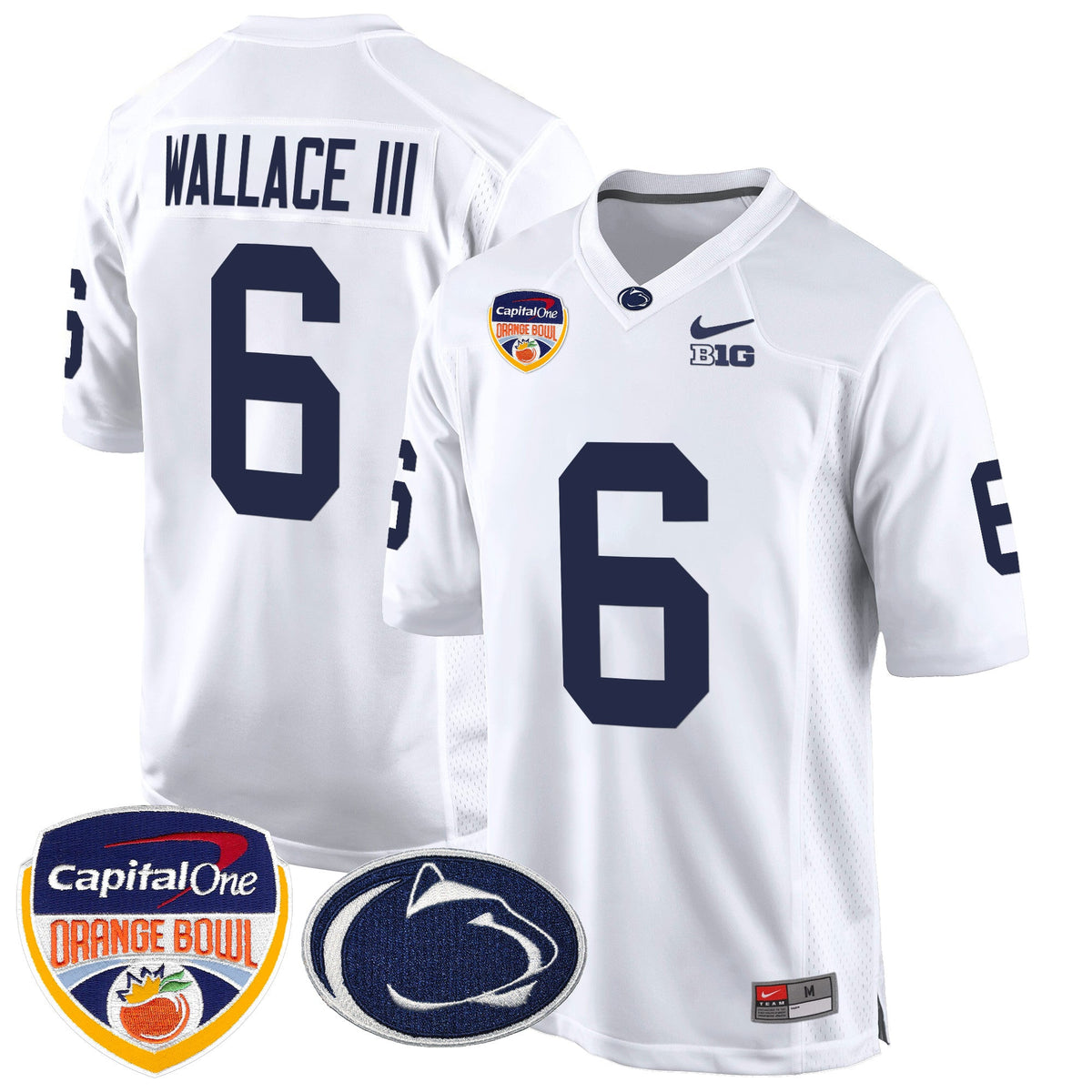 Men's Penn State Nittany Lions Orange Bowl Patch Game Jersey - All Stitched - image 33