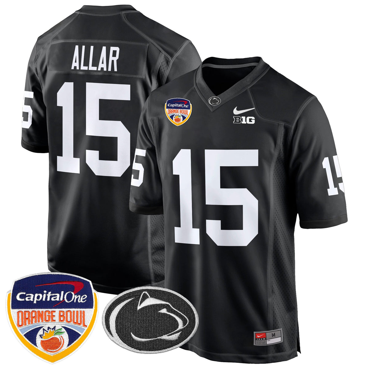 Men's Penn State Nittany Lions Orange Bowl Patch Game Jersey - All Stitched - image 37