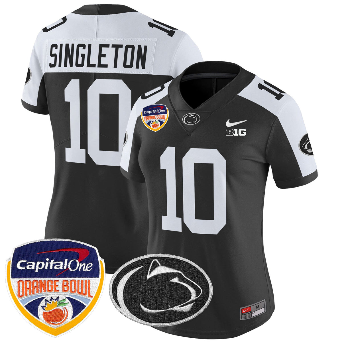 Women's Penn State Nittany Lions Orange Bowl Patch Vapor Limited Jersey V2 - All Stitched - image 11