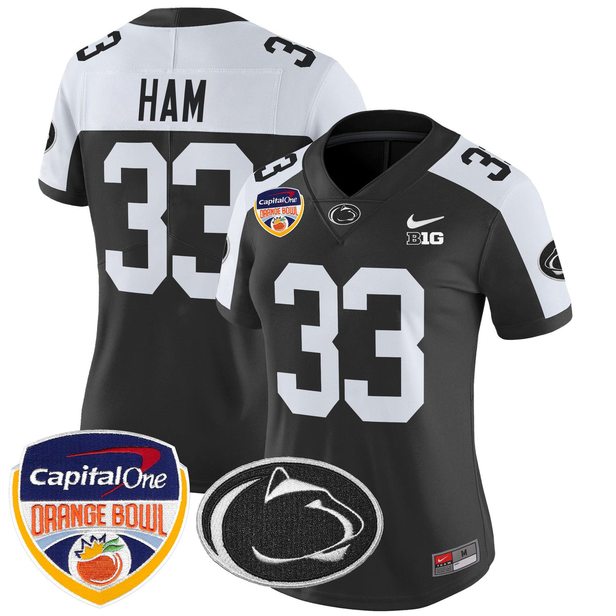Women's Penn State Nittany Lions Orange Bowl Patch Vapor Limited Jersey V2 - All Stitched - image 13