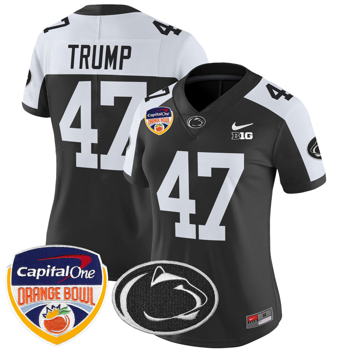 Women's Penn State Nittany Lions Orange Bowl Patch Vapor Limited Jersey V2 - All Stitched - image 17