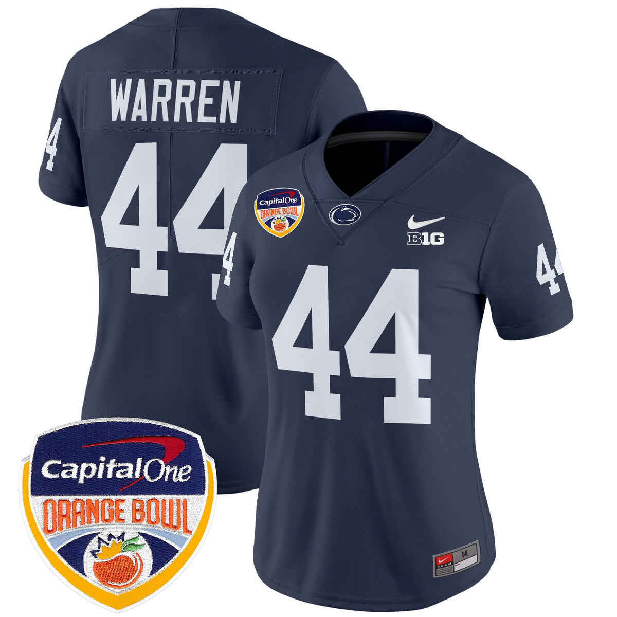 Women's Penn State Nittany Lions Orange Bowl Patch Vapor Limited Jersey V2 - All Stitched - image 21