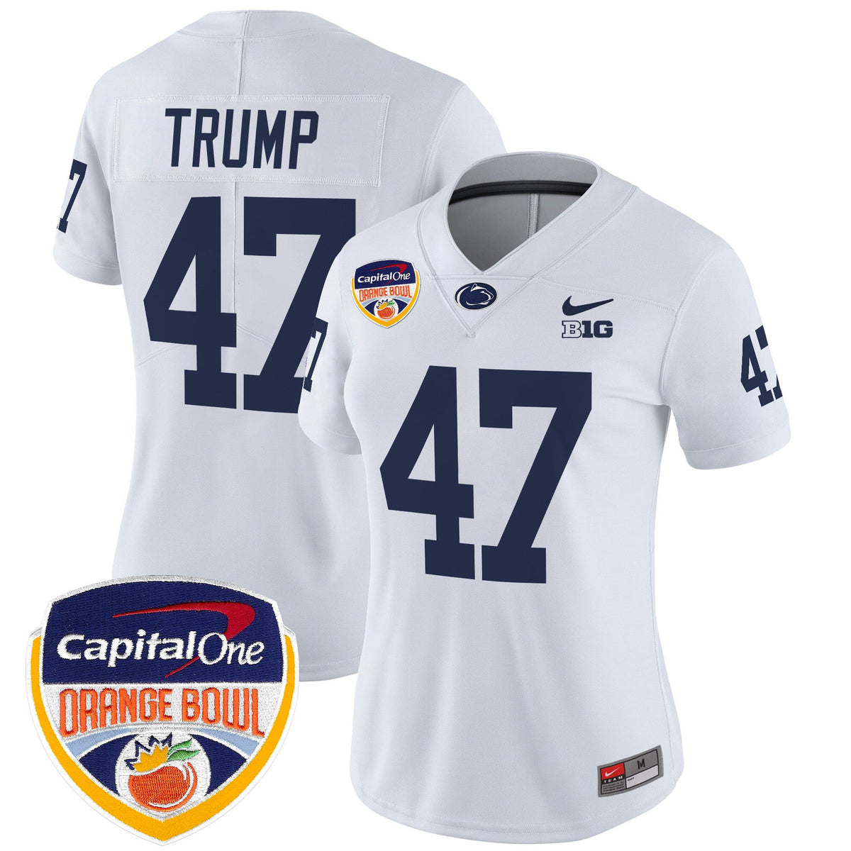 Women's Penn State Nittany Lions Orange Bowl Patch Vapor Limited Jersey V2 - All Stitched - image 35