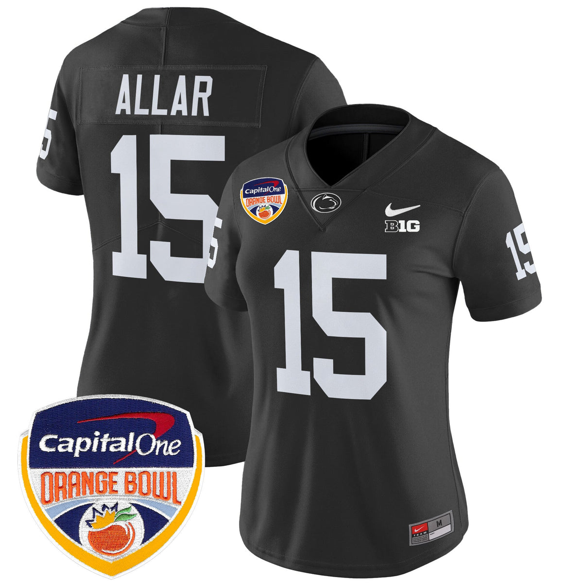 Women's Penn State Nittany Lions Orange Bowl Patch Vapor Limited Jersey V2 - All Stitched - image 37
