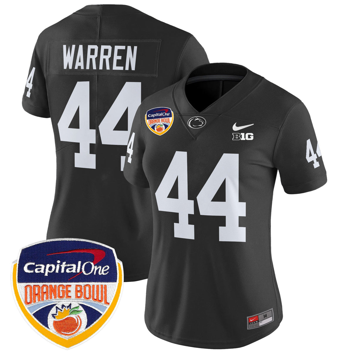 Women's Penn State Nittany Lions Orange Bowl Patch Vapor Limited Jersey V2 - All Stitched - image 39