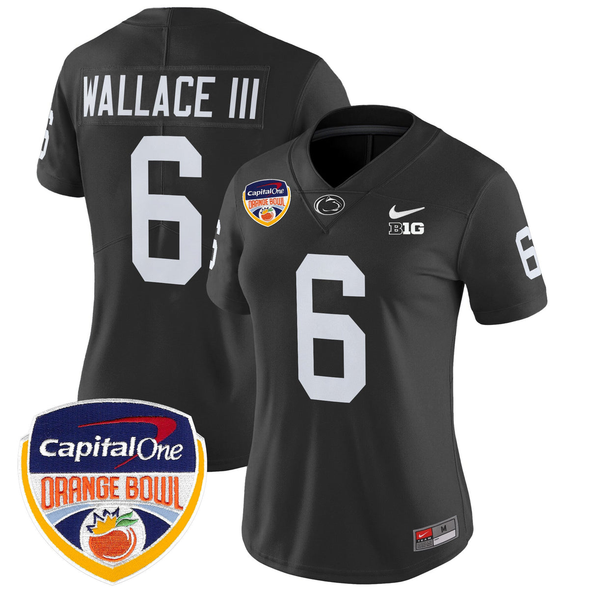 Women's Penn State Nittany Lions Orange Bowl Patch Vapor Limited Jersey V2 - All Stitched - image 42