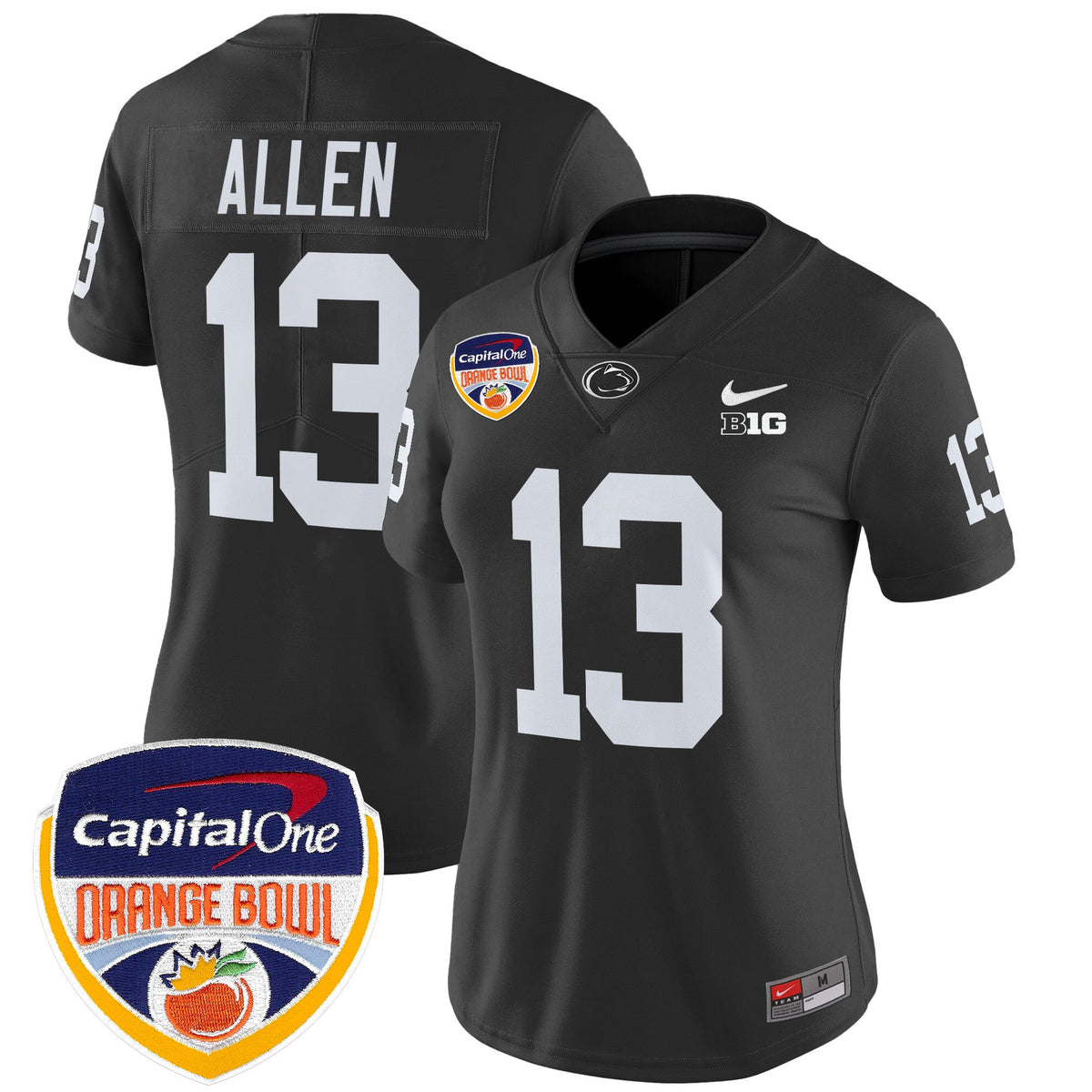 Women's Penn State Nittany Lions Orange Bowl Patch Vapor Limited Jersey V2 - All Stitched - image 43