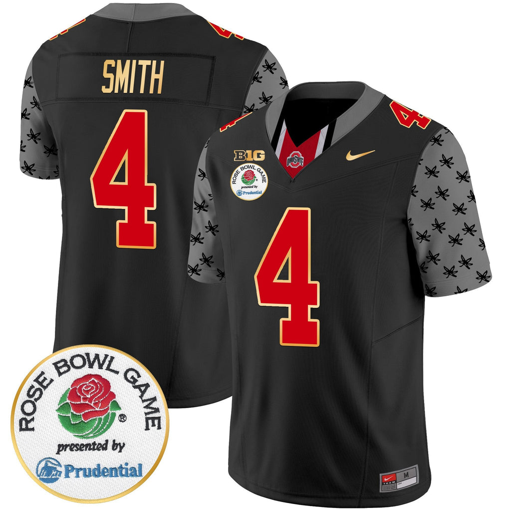 Men's Ohio State Buckeyes Rose Bowl Gold Trim Vapor Limited Jersey - All Stitched - image 1