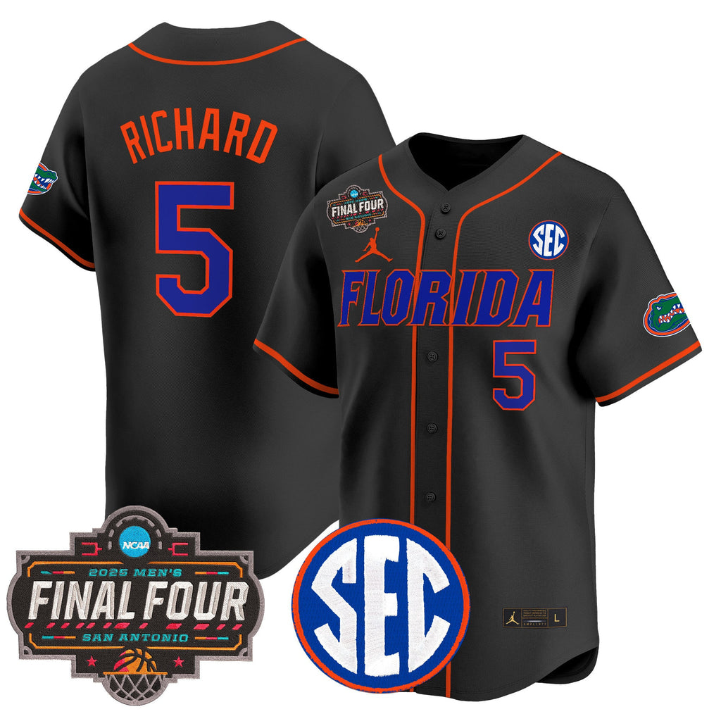 Men's Florida Gators 2025 Final Four Patch Vapor Baseball Jersey - All Stitched - image 18