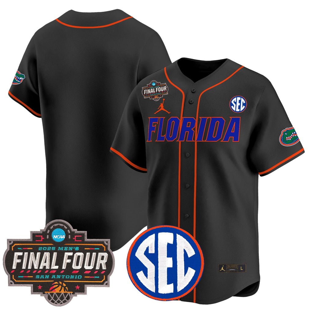Men's Florida Gators 2025 Final Four Patch Vapor Baseball Jersey - All Stitched - image 21