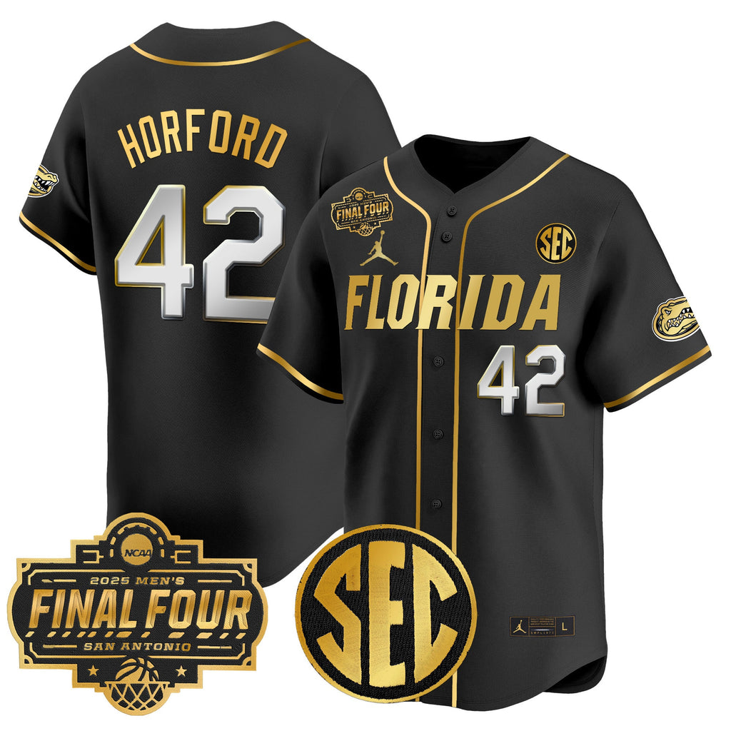 Men's Florida Gators 2025 Final Four Patch Vapor Baseball Jersey - All Stitched - image 26
