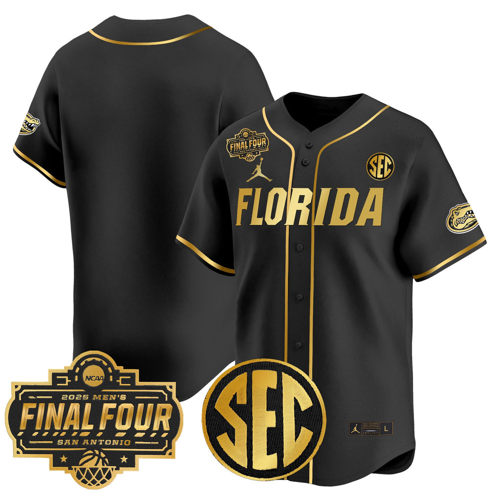 Men's Florida Gators 2025 Final Four Patch Vapor Baseball Jersey - All Stitched - image 28