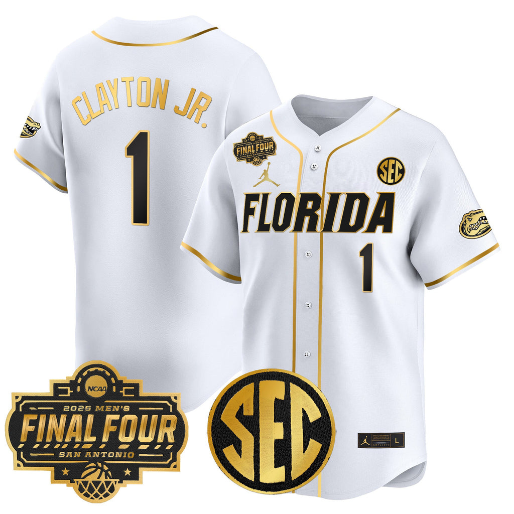 Men's Florida Gators 2025 Final Four Patch Vapor Baseball Jersey - All Stitched - image 30