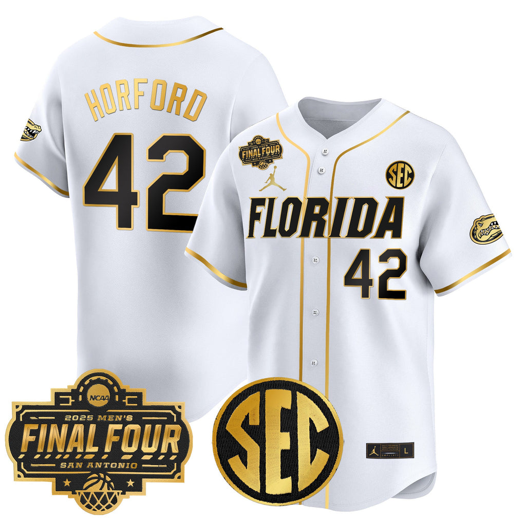 Men's Florida Gators 2025 Final Four Patch Vapor Baseball Jersey - All Stitched - image 33