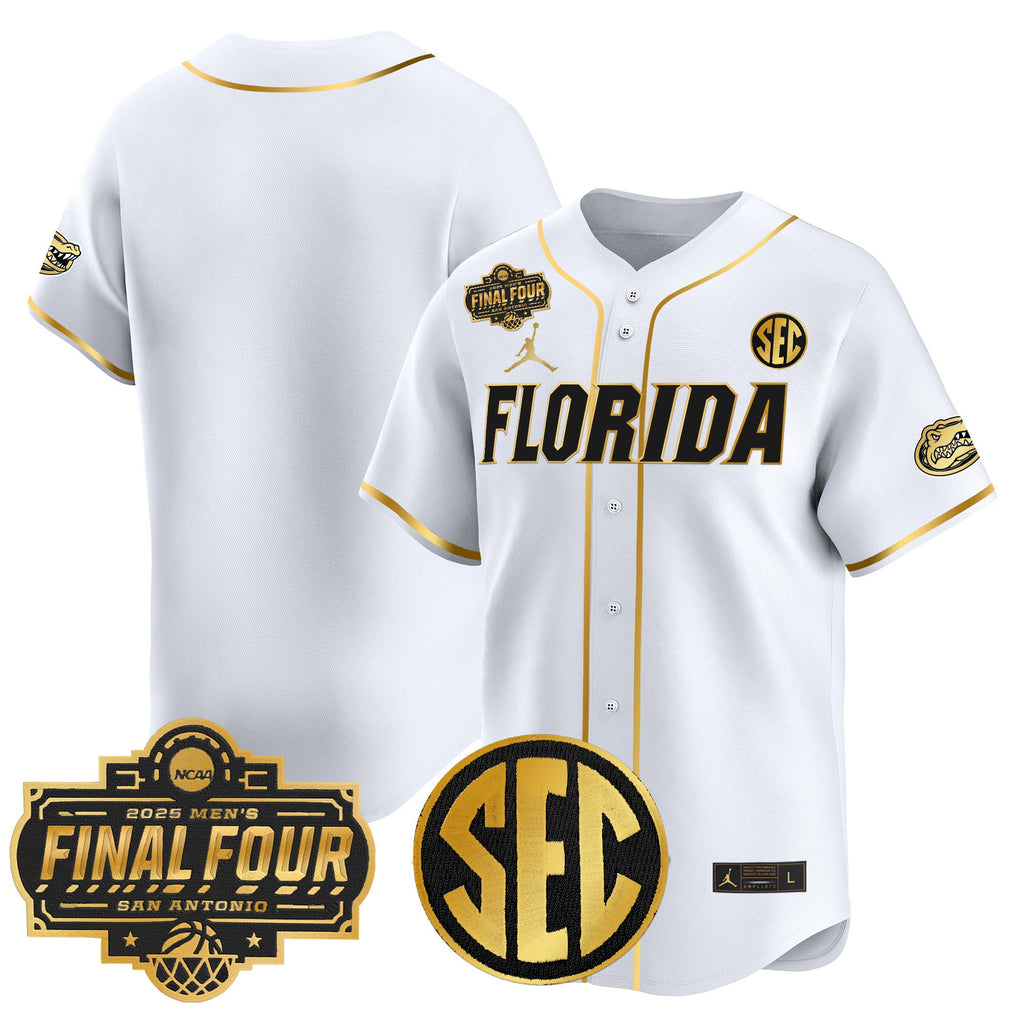 Men's Florida Gators 2025 Final Four Patch Vapor Baseball Jersey - All Stitched - image 35