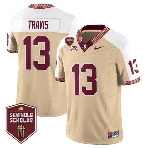 Men’s Florida State Seminoles Football Vapor Gold Jersey – Seminole Scholar – All Stitched - image 13