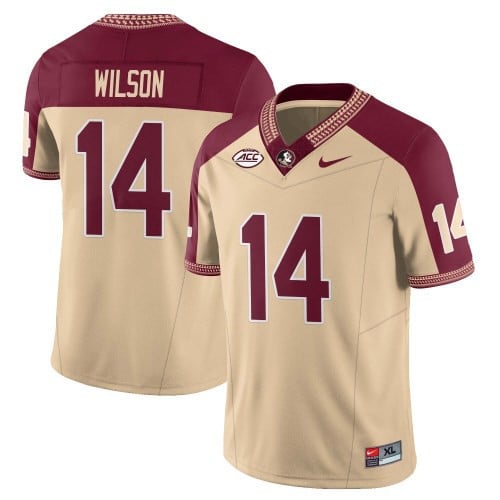 Men’s Florida State Seminoles Football Vapor Gold Jersey – All Stitched - image 9