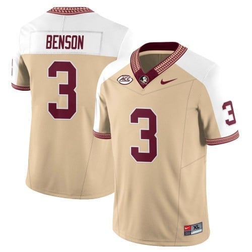 Men’s Florida State Seminoles Football Vapor Gold Jersey – All Stitched - image 18