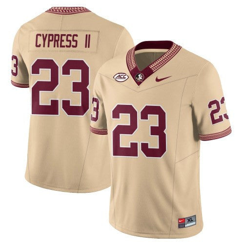 Men’s Florida State Seminoles Football Vapor Gold Jersey – All Stitched - image 2