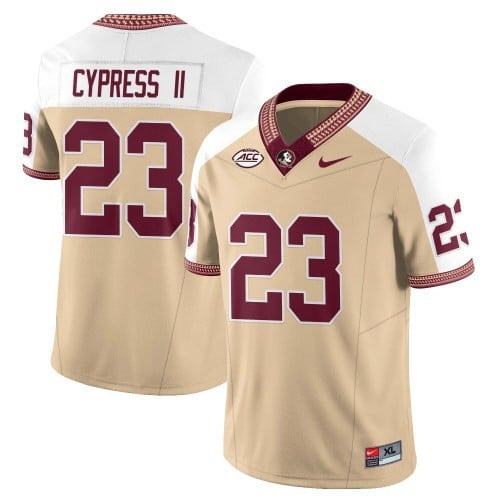 Men’s Florida State Seminoles Football Vapor Gold Jersey – All Stitched - image 13
