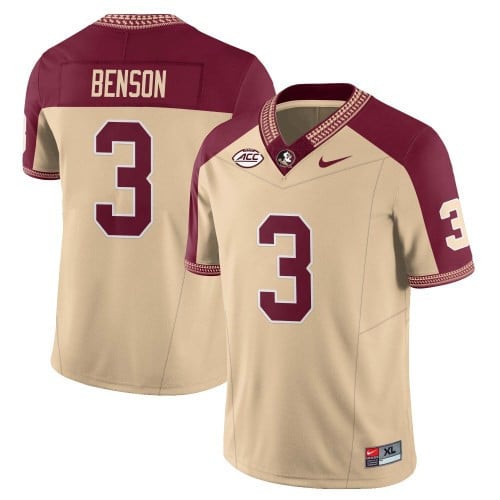 Men’s Florida State Seminoles Football Vapor Gold Jersey – All Stitched - image 12