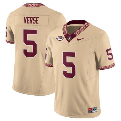 Men’s Florida State Seminoles Football Vapor Gold Jersey – All Stitched - image 10