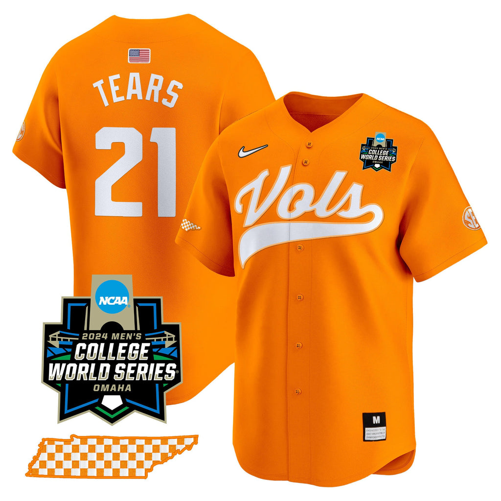 Men's Tennessee Volunteers 2024 College World Series Vapor Premier Limited Jersey V2 - All Stitched - image 20