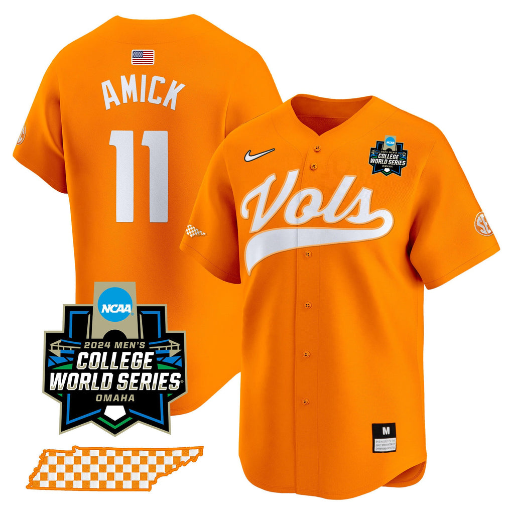 Men's Tennessee Volunteers 2024 College World Series Vapor Premier Limited Jersey V2 - All Stitched - image 21