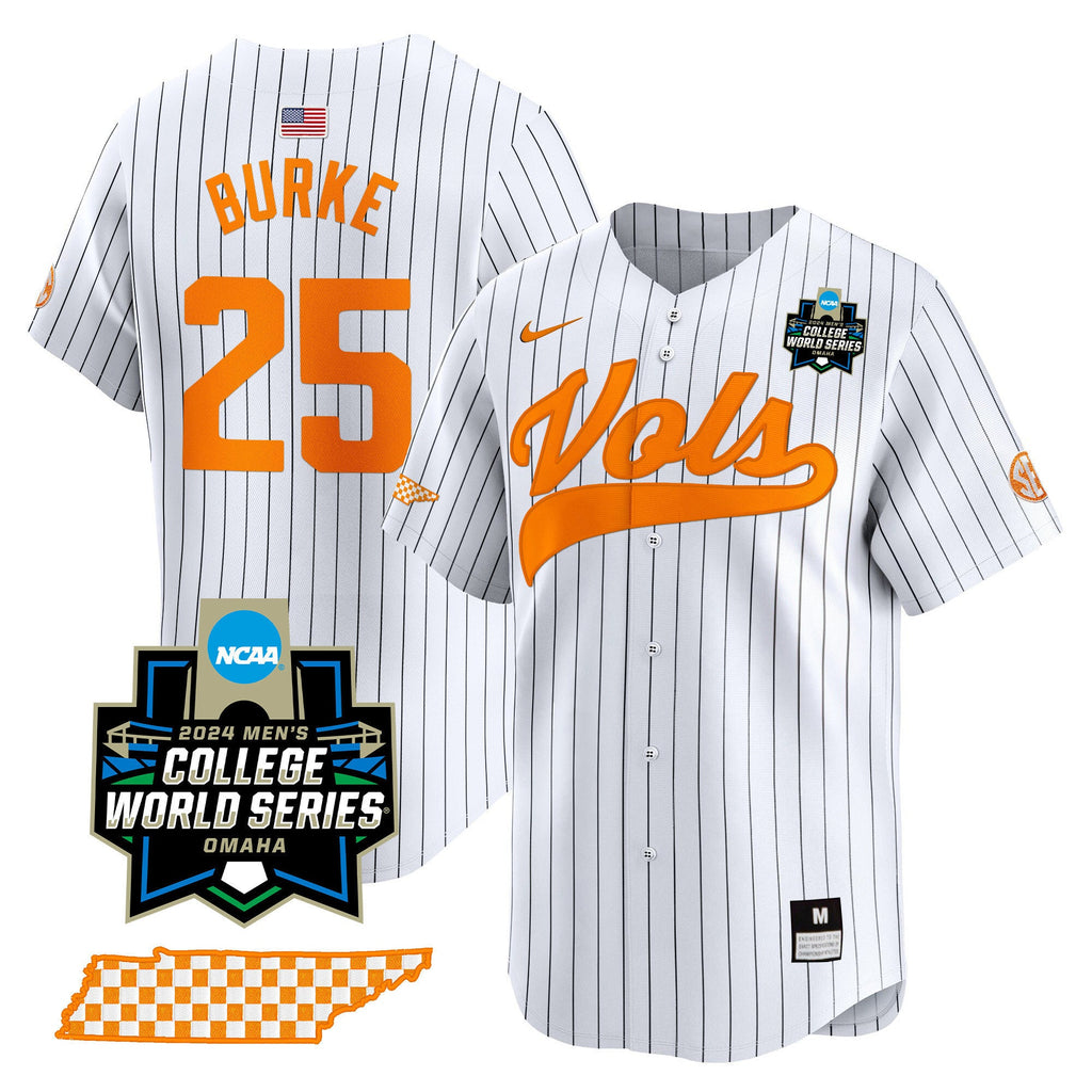 Men's Tennessee Volunteers 2024 College World Series Vapor Premier Limited Jersey V2 - All Stitched - image 26