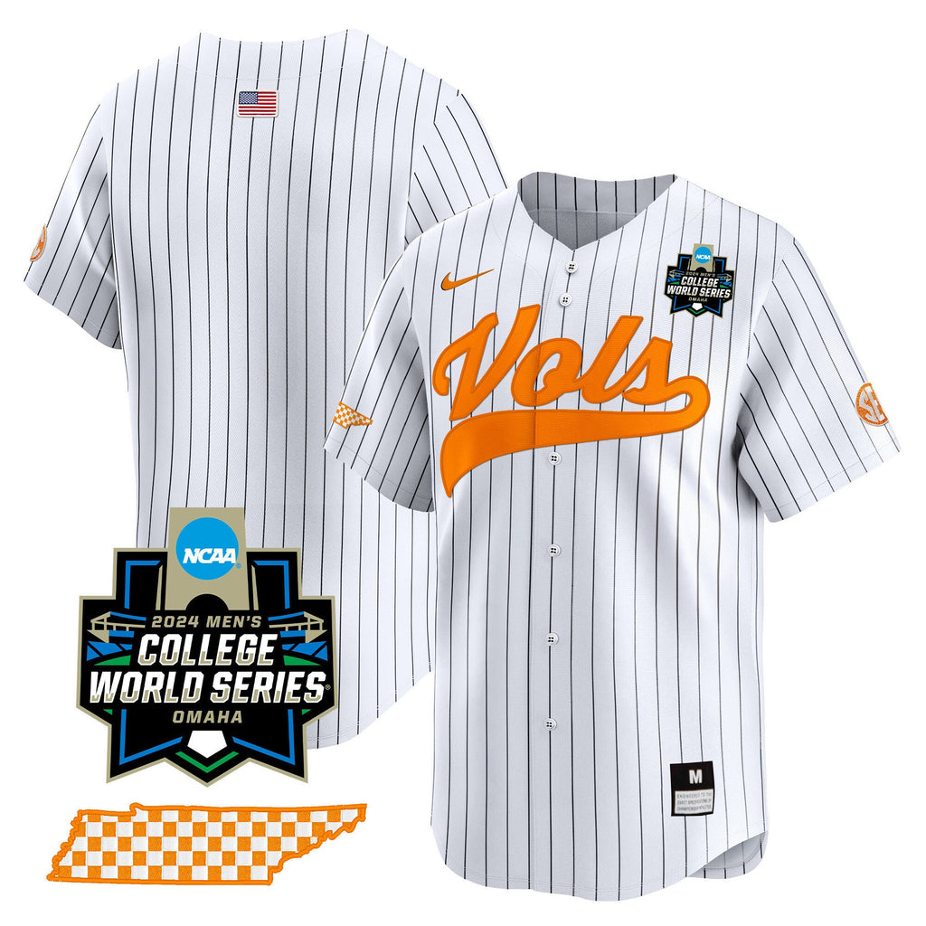 Men's Tennessee Volunteers 2024 College World Series Vapor Premier Limited Jersey V2 - All Stitched - image 30