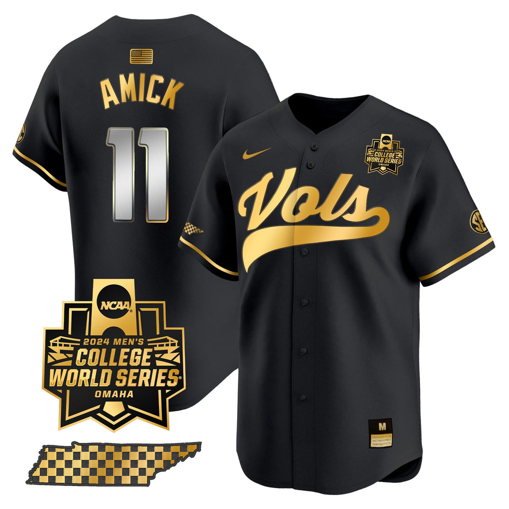 Men's Tennessee Volunteers 2024 College World Series Vapor Premier Limited Jersey V2 - All Stitched - image 40