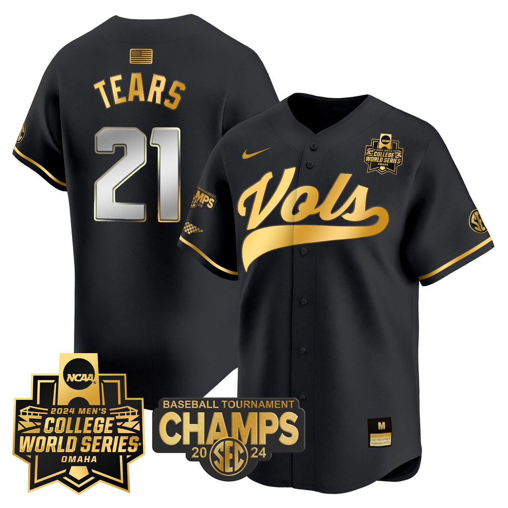 Men's Tennessee Volunteers 2024 Tournament Champs & World Series Vapor Premier Limited Jersey - All Stitched - image 39