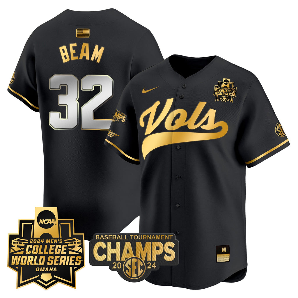 Men's Tennessee Volunteers 2024 Tournament Champs & World Series Vapor Premier Limited Jersey - All Stitched - image 41