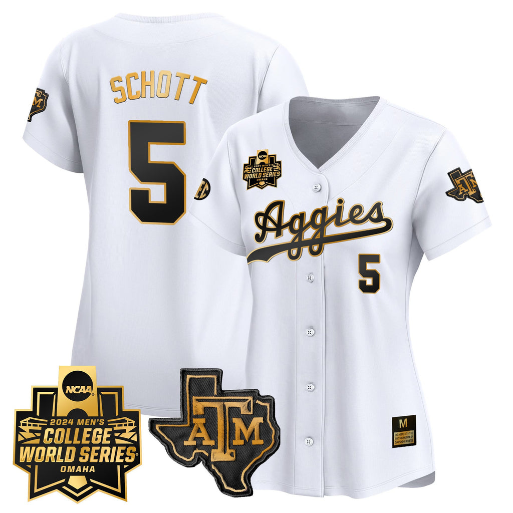 Women's Texas A&M Aggies 2024 College World Series Vapor Premier Limited Jersey - All Stitched - image 46