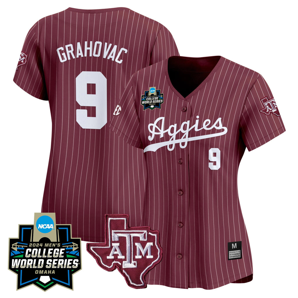 Women's Texas A&M Aggies 2024 College World Series Vapor Premier Limited Jersey - All Stitched - image 50