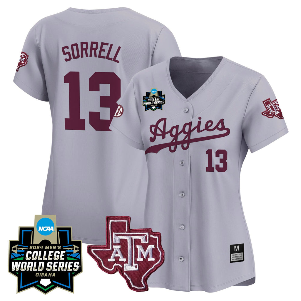 Women's Texas A&M Aggies 2024 College World Series Vapor Premier Limited Jersey - All Stitched - image 12