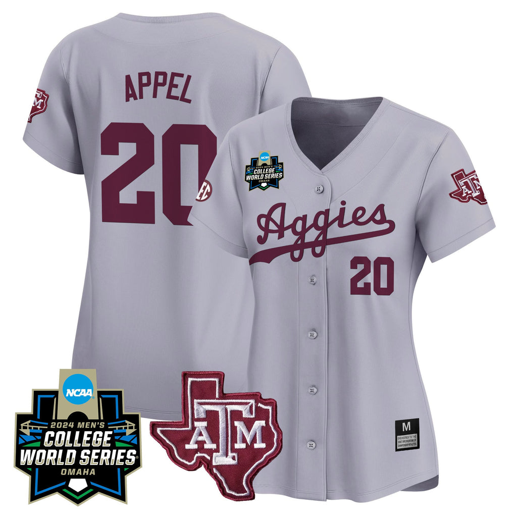 Women's Texas A&M Aggies 2024 College World Series Vapor Premier Limited Jersey - All Stitched - image 13
