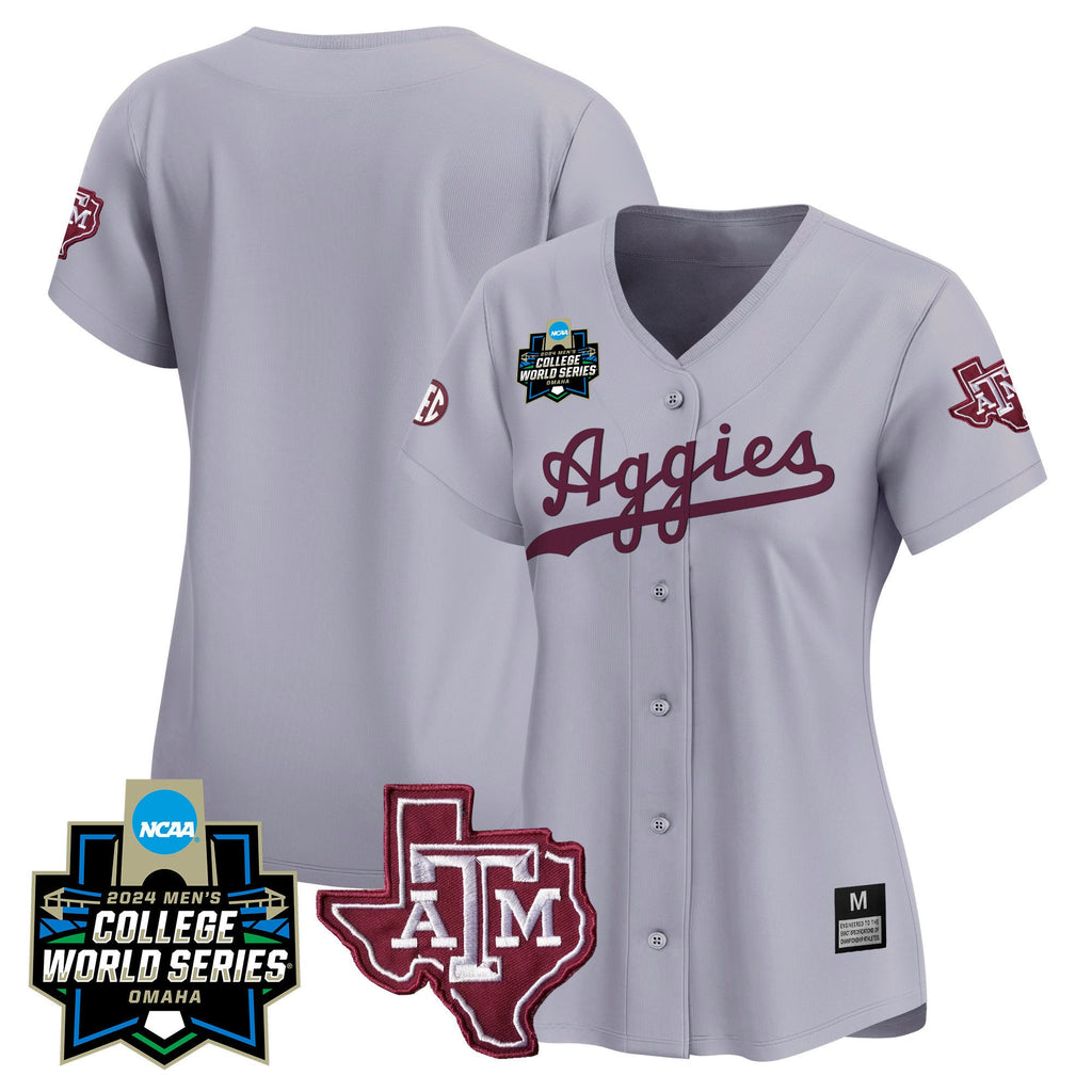 Women's Texas A&M Aggies 2024 College World Series Vapor Premier Limited Jersey - All Stitched - image 16