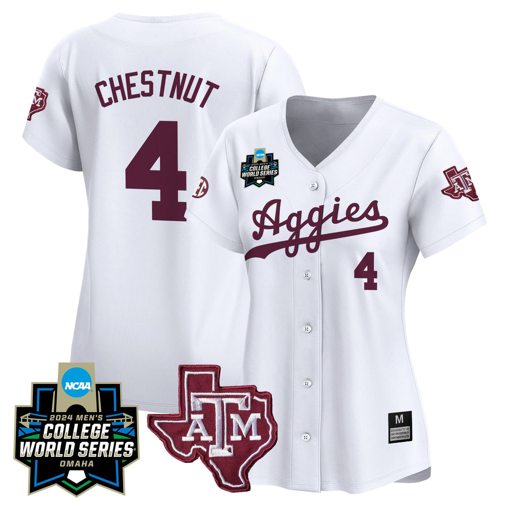 Women's Texas A&M Aggies 2024 College World Series Vapor Premier Limited Jersey - All Stitched - image 23