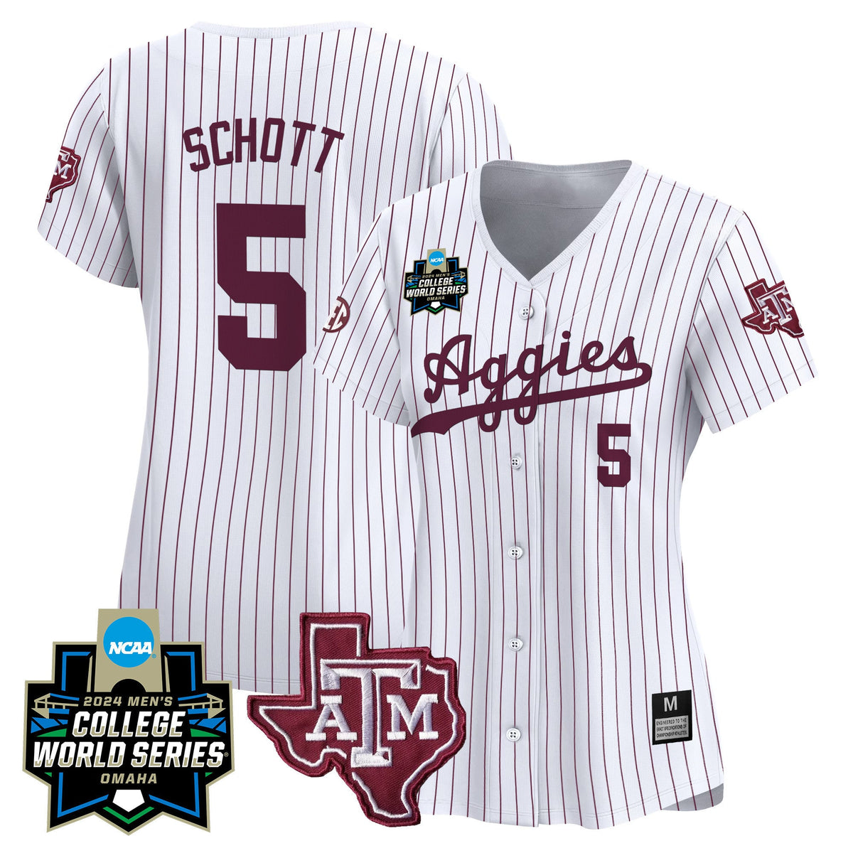 Women's Texas A&M Aggies 2024 College World Series Vapor Premier Limited Jersey - All Stitched - image 30