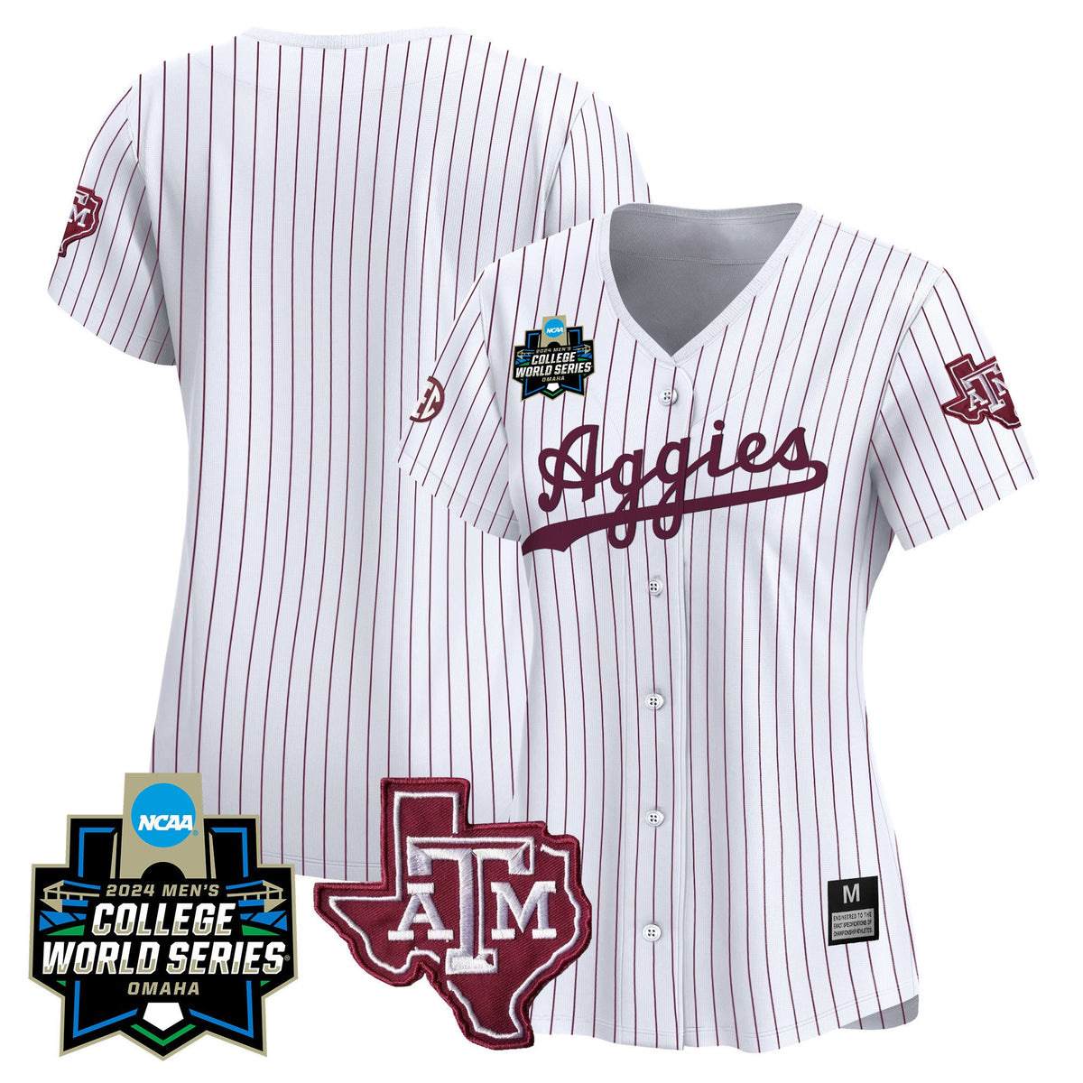 Women's Texas A&M Aggies 2024 College World Series Vapor Premier Limited Jersey - All Stitched - image 32