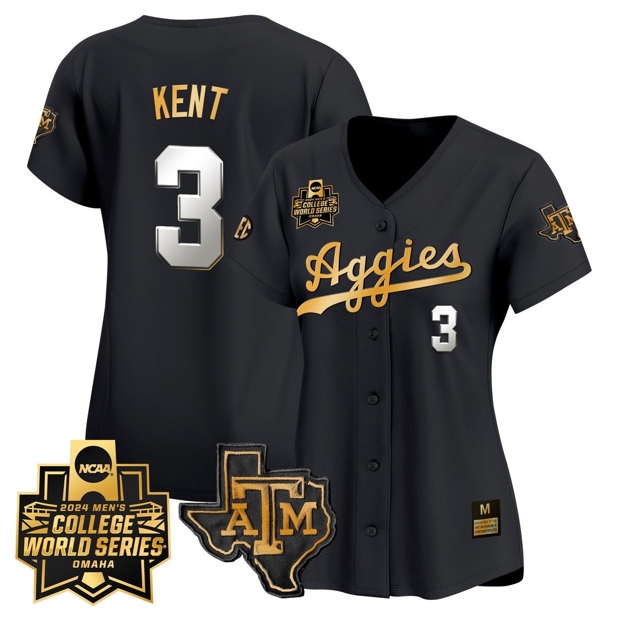 Women's Texas A&M Aggies 2024 College World Series Vapor Premier Limited Jersey - All Stitched - image 35