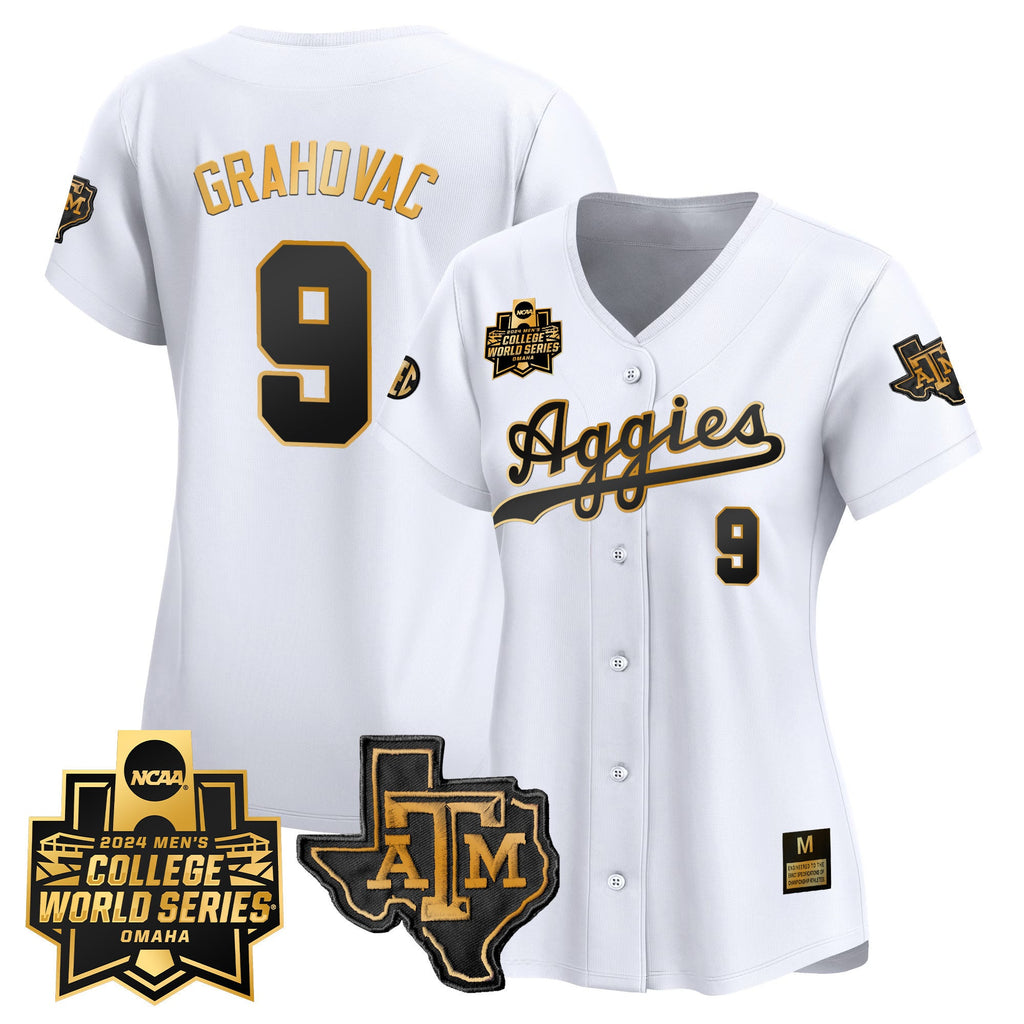 Women's Texas A&M Aggies 2024 College World Series Vapor Premier Limited Jersey - All Stitched - image 42