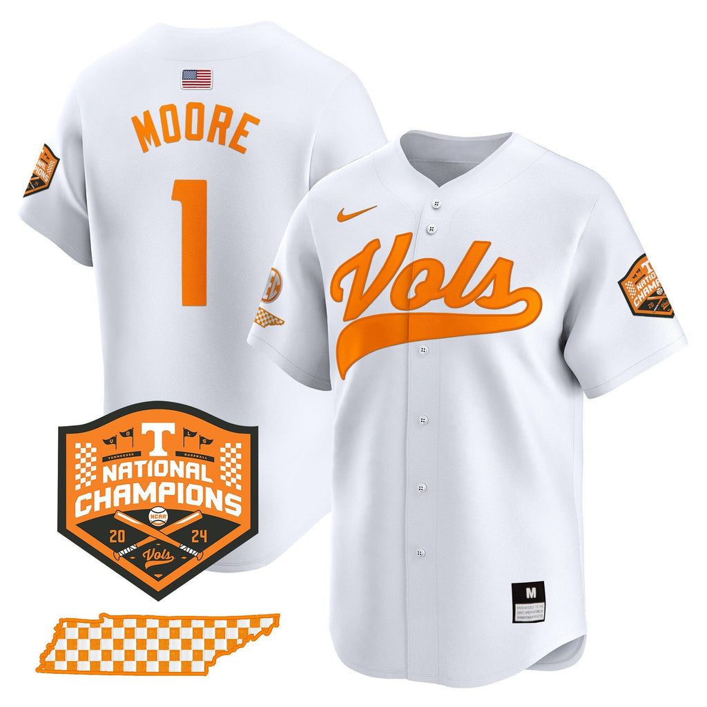 Men's Tennessee Volunteers 2024 Champions Vapor Premier Limited Jersey - All Stitched - image 8