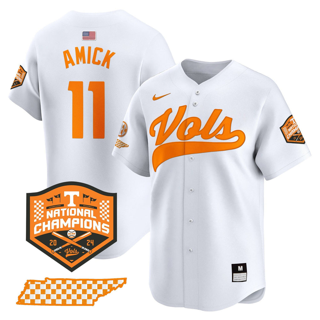 Men's Tennessee Volunteers 2024 Champions Vapor Premier Limited Jersey - All Stitched - image 12