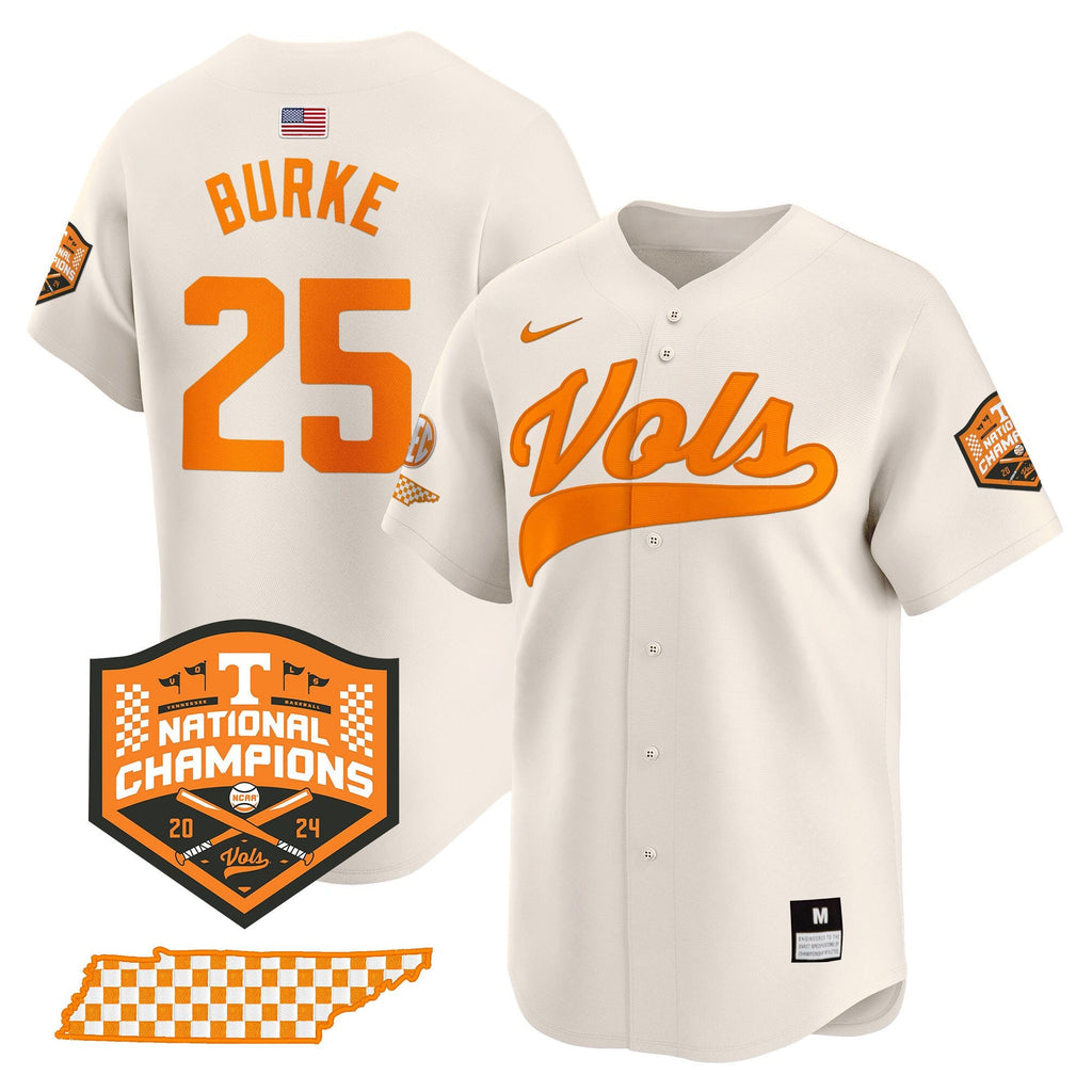 Men's Tennessee Volunteers 2024 Champions Vapor Premier Limited Jersey - All Stitched - image 45