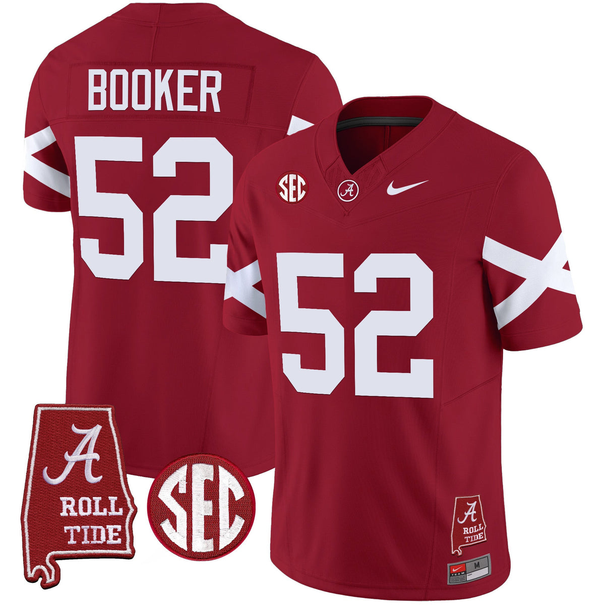 Men's Alabama Crimson Tide Vapor Limited Jersey V6 - Alabama Map - All Stitched - image 4