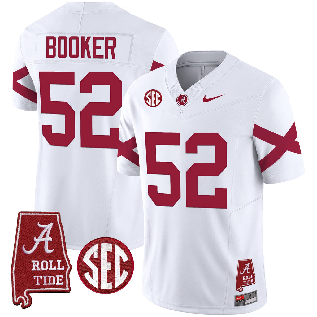 Men's Alabama Crimson Tide Vapor Limited Jersey V6 - Alabama Map - All Stitched - image 18